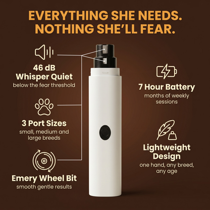 PawCalm Pro - Silent Nail Grinder